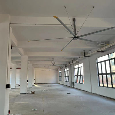 ভালো দাম স্থায়ী চৌম্বক বৈদ্যুতিক মোটর সহ 220V 1.5kw উচ্চ ভলিউম এইচভিএলএস শিল্প সিলিং ভ্যান অনলাইন