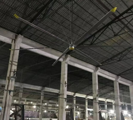ভালো দাম উচ্চ দক্ষতা HVLS শিল্প সিলিং ফ্যান বায়ুচলাচল সুবিধা অনলাইন