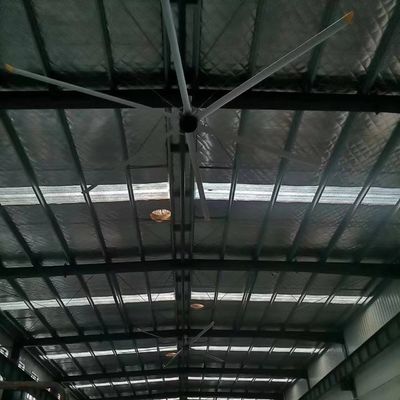 ভালো দাম DX-7.3G 24FT ইন্ডাস্ট্রিয়াল এইচভিএলএস সিলিং ফ্যান 1.5KW শক্তি খরচ এবং বড় স্থান জন্য উচ্চতর কর্মক্ষমতা অনলাইন
