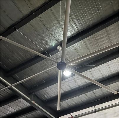 ভালো দাম 7.3m 24FT বড় শিল্প HVLS সিলিং ফ্যান PMSM ব্রাশহীন মোটর এবং সুপার এয়ার ভলিউম অনলাইন