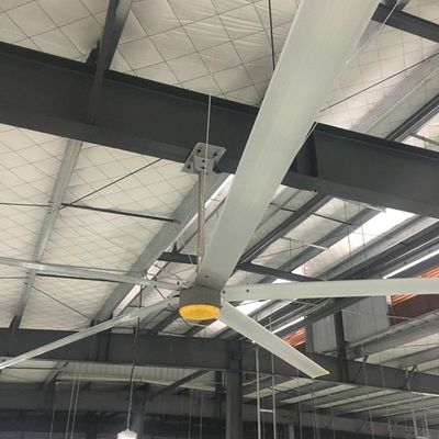 ভালো দাম উচ্চ ভোল্টেজ 6.1M/20FT সিঙ্ক্রোনিক স্থায়ী চৌম্বক মোটর HVLS শিল্প বায়ুচলাচল জন্য ভ্যান অনলাইন