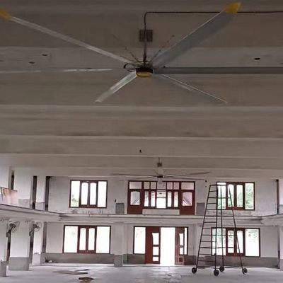 ভালো দাম 6. 1 মি 20 ফুট নিয়ামক পিএমএসএম ব্রাশহীন মোটর বড় শিল্প সিলিং এইচভিএলএস শীতল করার জন্য ফ্যান অনলাইন