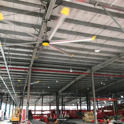ভালো দাম অ্যালুমিনিয়াম ম্যাগনেসিয়াম খাদ 6.1m 20FT HVLS দুগ্ধ খামার বায়ুচলাচল জন্য শিল্প সিলিং ভ্যান অনলাইন