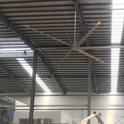 ভালো দাম 380V/220V 1.5KW HVLS ইন্ডাস্ট্রিয়াল সিলিং ফ্যান অনলাইন