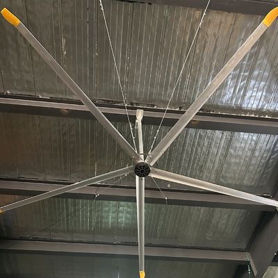 ভালো দাম হোম 3.6m 12FT ইন্ডাস্ট্রিয়াল লার্জ এইচভিএলএস সিলিং ফ্যান 8-ব্লেড সুপার ভলিউম এয়ার কুলিং ফ্যান অনলাইন
