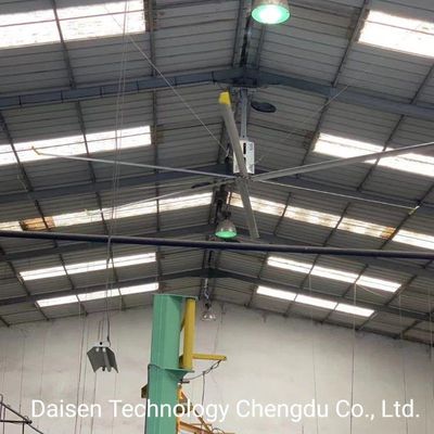ভালো দাম 7.3 মিটার 24FT Hvls ইন্ডাস্ট্রিয়াল বিগ সিলিং ফ্যান বড় এবং উচ্চ স্থান আলুমিনিয়াম ব্লেড শীতল করার জন্য অনলাইন