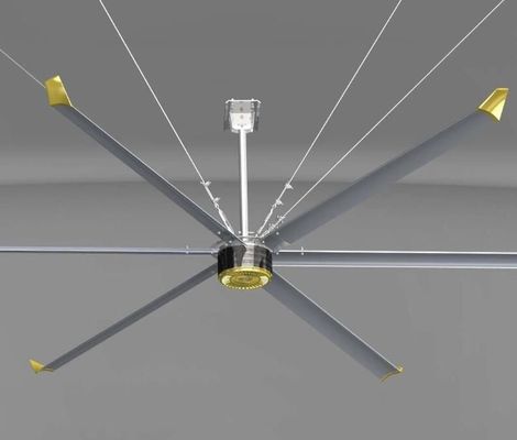 ভালো দাম সিলিং মাউন্টিং HVLS শিল্প ফ্যান সঙ্গে শক্তি সঞ্চয় PMSM মোটর এবং আল এম জি খাদ ফলক উপাদান সিলিং ফ্যান অনলাইন