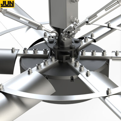 5.0m 16FT কম গোলমাল বড় বায়ু বায়ু প্রবাহ গ্যারেজ ভেন্ট বিশাল শিল্প HVLS বড় সিলিং ফ্যান