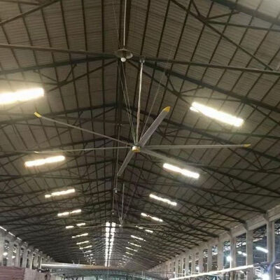 ভালো দাম অ্যালুমিনিয়াম অ্যালয় ব্লেড হেভি-ডিউটি ​​বড়-ক্ষমতার সিলিং ফ্যান সিলিং মাউন্টেড, উঁচু সিলিং এবং প্রশস্ত এলাকার জন্য উপযুক্ত অনলাইন