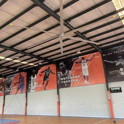 ভালো দাম ব্লেড ব্যাসার্ধ 5.0m উচ্চ গতির নিম্ন গতির সিলিং ফ্যান উন্নত বায়ু বিতরণের জন্য 5 থেকে 80 আরপিএম পর্যন্ত পরিবর্তনশীল গতি সরবরাহ করে অনলাইন