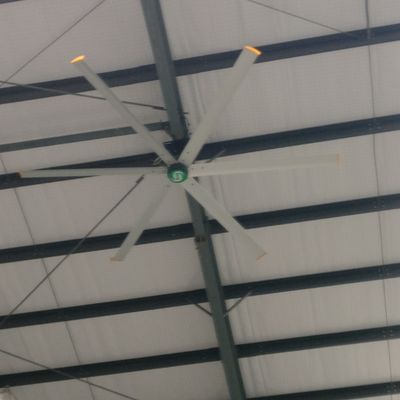 ভালো দাম 4s অটো ওয়ার্কশপ 6 ব্লেড বড় শিল্প HVLS সিলিং ফ্যান অনলাইন