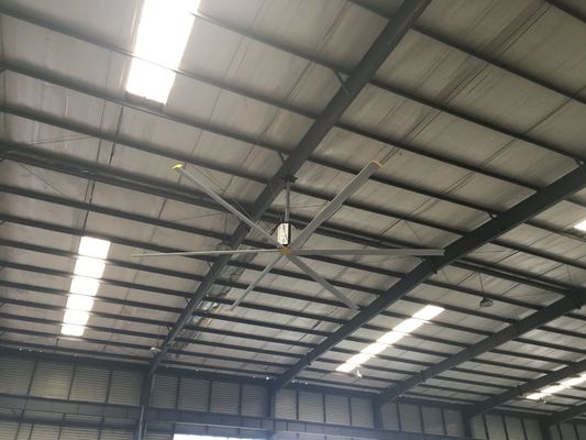 ভালো দাম 24FT 2.0 এইচপি বায়ুচলাচল শীতল অ্যালুমিনিয়াম ব্লেড বিশাল সিলিং ভ্যান অনলাইন