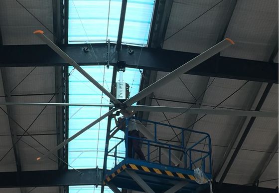 ভালো দাম ছয় ব্লেড ওভারডাইজিং বৈদ্যুতিক HVLS ফ্যান অনলাইন