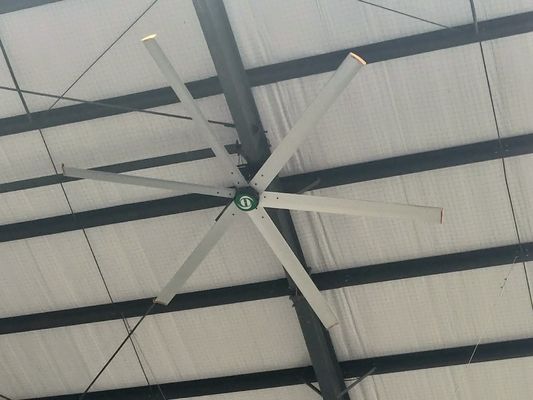 ভালো দাম 4.8M 16 ফুট কারখানা বিশাল উচ্চ ভলিউম বড় HVLS ভ্যান অনলাইন
