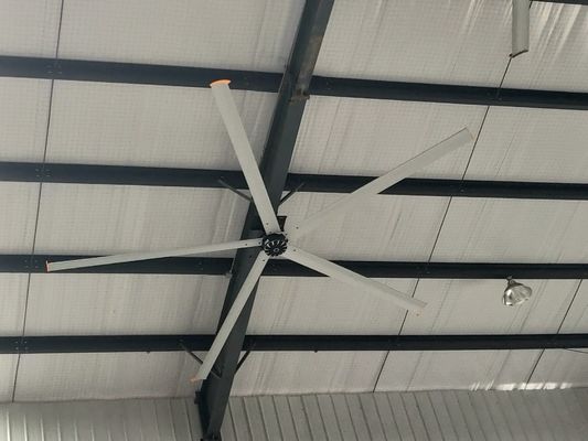 ভালো দাম বাস্কেটবল স্পোর্টস সেন্টার 5.4M 17ft 1.5KW লং ব্লেড সিলিং ফ্যান অনলাইন