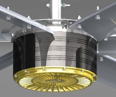 ভালো দাম 24FT বায়ুচলাচল শীতল করা অতিরিক্ত বড় HVLS ভ্যান অনলাইন