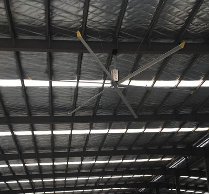 ভালো দাম Pmsm উচ্চ ভলিউম পোল মাউন্ট HVLS ফ্যান অনলাইন