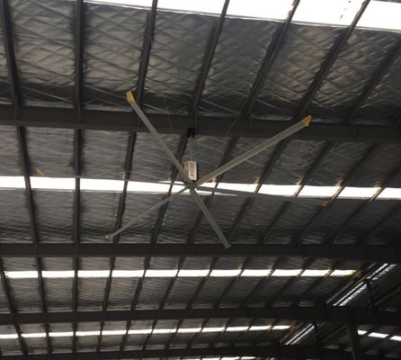 ভালো দাম বৈদ্যুতিক 6 ব্লেড পোল মাউন্ট HVLS ফ্যান অনলাইন