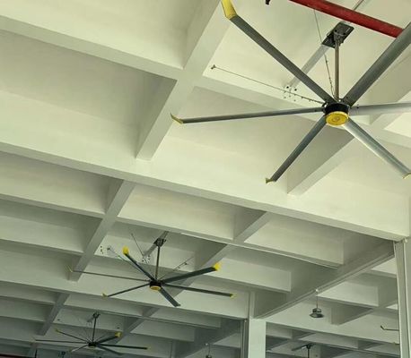 ভালো দাম 1.5KW 24FT হাউস হ্যাং অ্যালুমিনিয়াম ব্লেড সিলিং ফ্যান অনলাইন