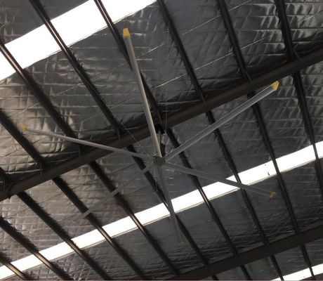 ভালো দাম 5.5M 60RPM অ্যালুমিনিয়াম ব্লেড সিলিং ফ্যান জন্য কারখানা অনলাইন